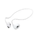 Pro Air Neck Hanging Wireless Earphone White.webp