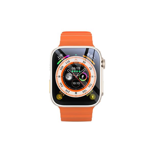 Ts8 Ultra Series 8 Men Women Bluetooth Call Heart Rate Sport Smartwatch WITH FITPRO APP ORANGE